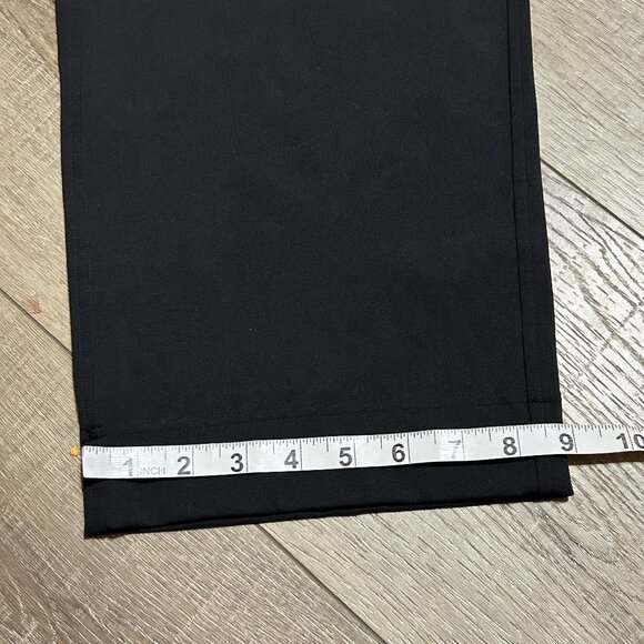 LULULEMON Luxtreme Mid Rise Straight Leg Black Trouser Pants Women's Medium ~EUC - Picture 15 of 16